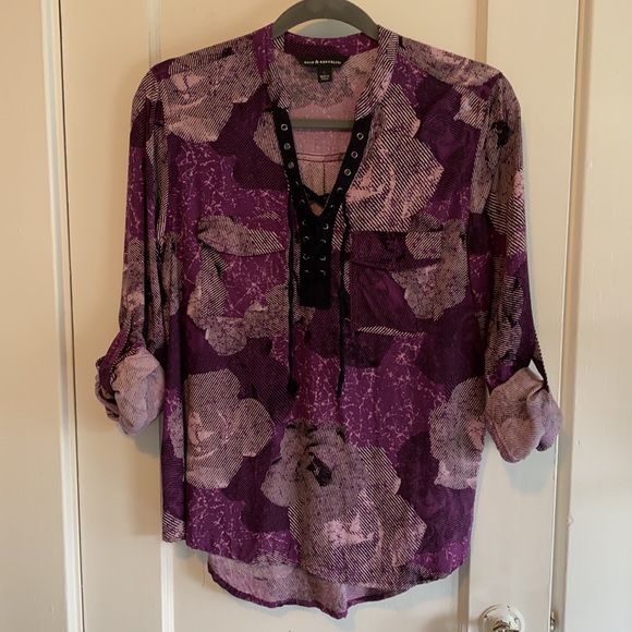 Rock & Republic Tie Up Shirt - Picture 2 of 5